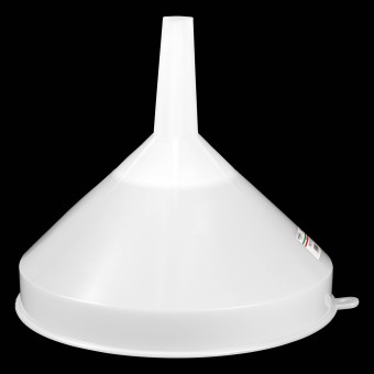 Воронка полипропиленовая с сеткой d-300 мм, h-270 мм.