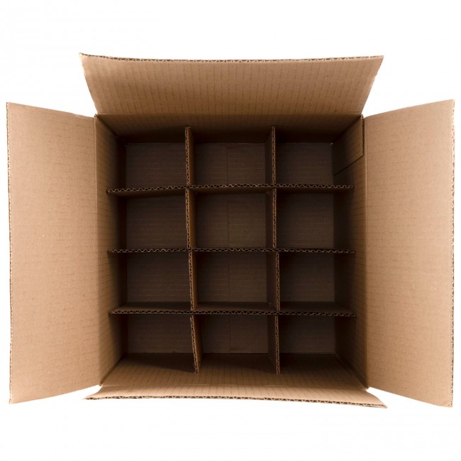 Гофро ящик с решеткой Виски 12*0,5 л.