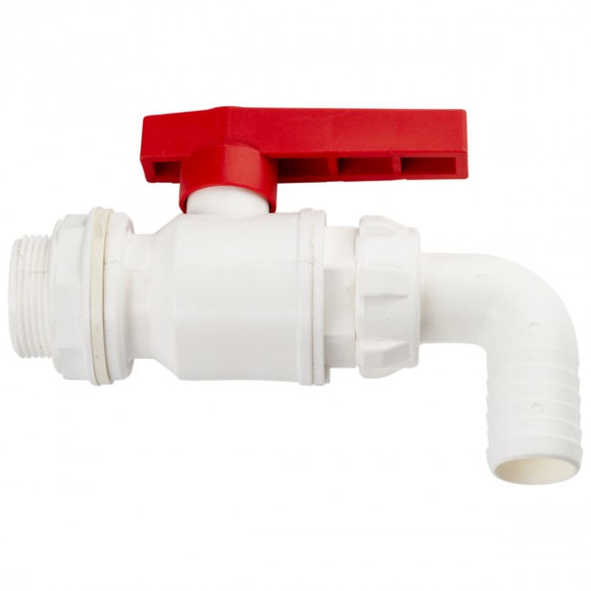 Кран пластиковый 21Е Ø 1 1/4" Кран пластиковый 21Е Ø 1 1/4"