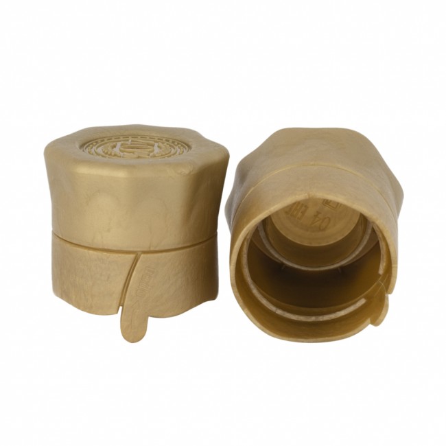 Колпачок полимерный "Винт" 28 мм золото