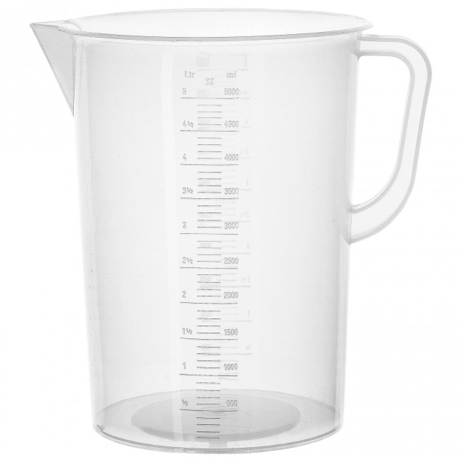 Мензурка полипропиленовая 5000 мл. с ручкой
