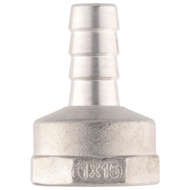 Штуцер ёлочка ВР 1" AISI 15 мм