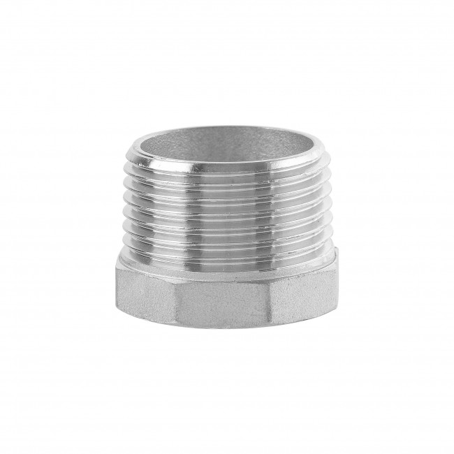 Футорка ВР 3/4" - НР 1" AISI