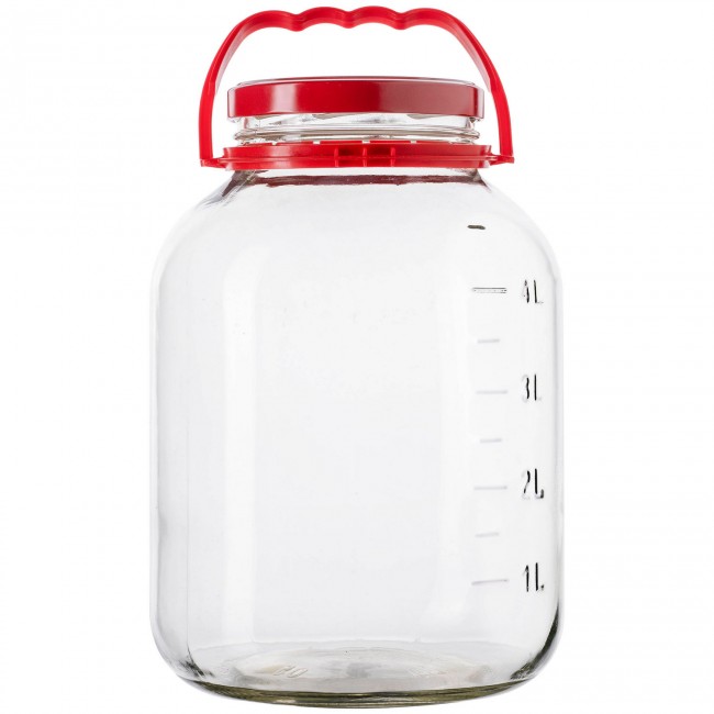 Банка 5 л. с делениями и ручкой Банка 5 л. с делениями и ручкой