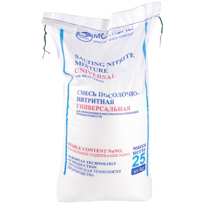Соль нитритная "Мозырьсоль" 25 кг. Соль нитритная "Мозырьсоль" 25 кг.