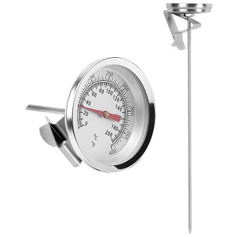 Термометр аналоговый с длинным щупом и клипсой