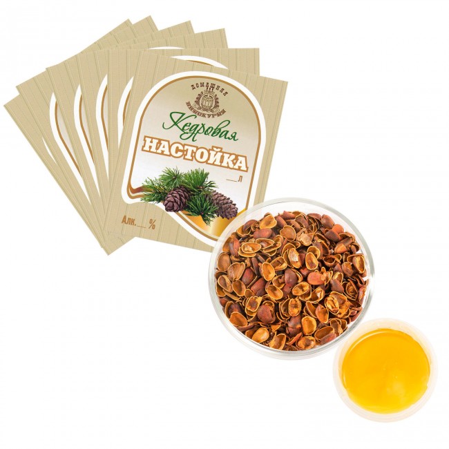 Набор для приготовления настойки "Кедровая на Меду" Набор для приготовления настойки "Кедровая на Меду"