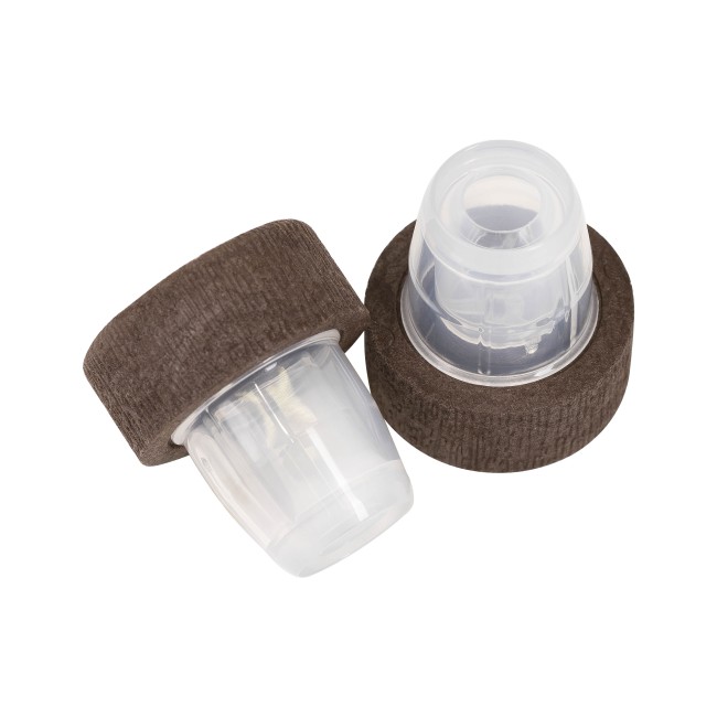 Пробка полимерная Т-образная коричневая с дозатором 19,5 мм 