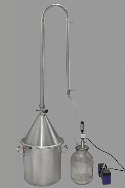 Крышка приемной емкости для дистилляции под вакуумом ароматных спиртов V2.0 Крышка приемной емкости для дистилляции под вакуумом ароматных спиртов V2.0