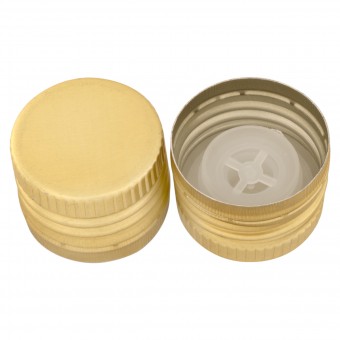 Колпачок алюминиевый с резьбой 31,5*24 золото Колпачок алюминиевый с резьбой 31,5*24 золото