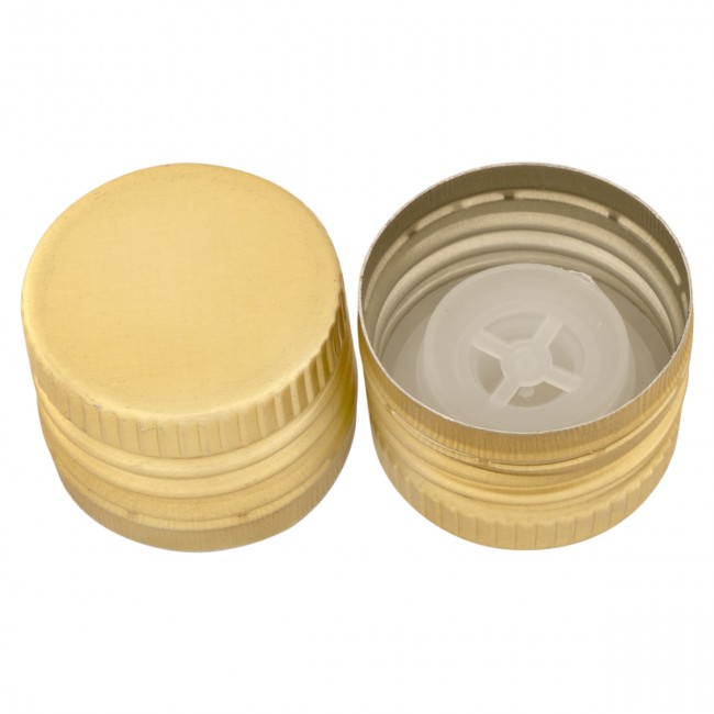 Колпачок алюминиевый с резьбой 31,5*24 золото Колпачок алюминиевый с резьбой 31,5*24 золото