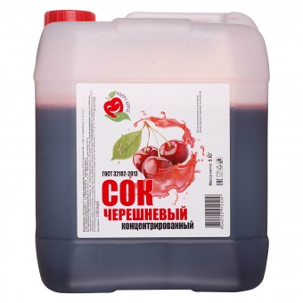 Сок черешневый концентрированный 5 кг.