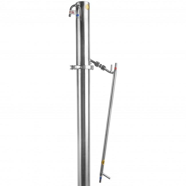 Штуцер прямой под фиксацию гайкой