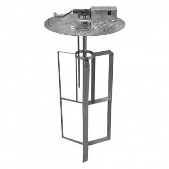 Мешалка в сборе с крышкой для зерновых заторов ПВК 80 литров  Мешалка в сборе с крышкой для зерновых заторов ПВК 80 литров