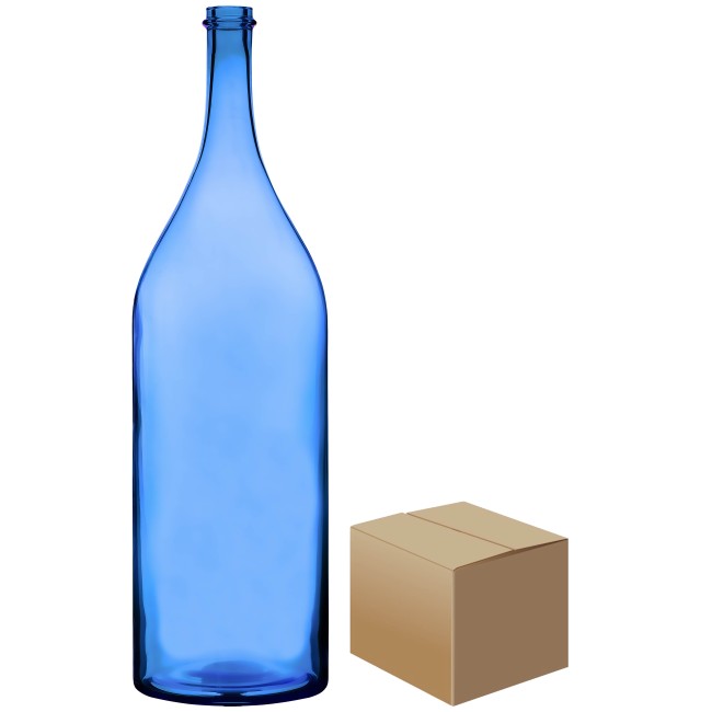 Бутылка "Русская четверть" синяя 3 л. коробка