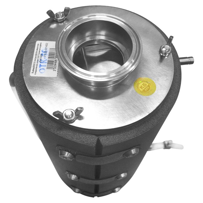 Буфер2020, 3 литра верх Clamp 2,5" низ молочная муфта ХД/3