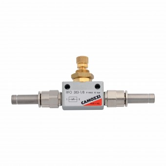 Узел регулировки отбора с помощью игольчатого клапана