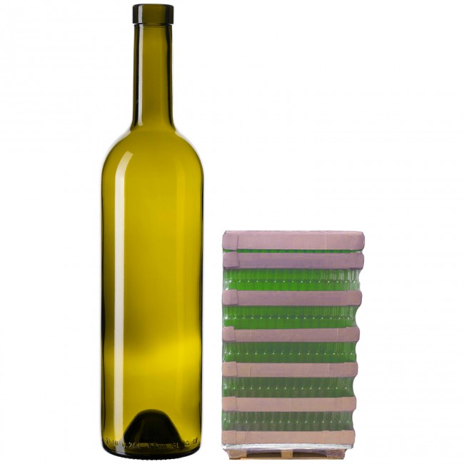 Бутылка "Бордо VIP" 0,75 л. паллет 1116 шт.